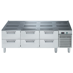 Modulární varná zařízení 700XP - Chlazená podestavba, 3x2 zásuvky, š. 1600mm  <br> 371261